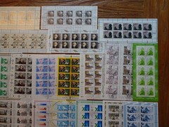 Bund ten sheet collection 34 KB stamp FRG 10 rubber ESST Bonn
