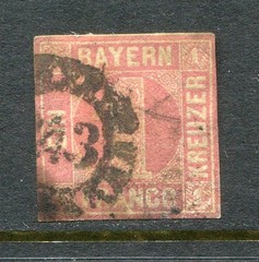 Bavaria #4 Numeral 1 Kr. [Used]
