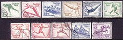Stamp Germany Mi 600-2 609-16 Sc B79-89 1936 Reich Winter Summer Olympics U