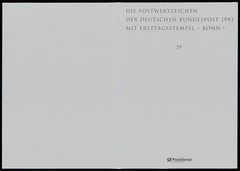 GERMANY FOLDER 1993/39 WAPPEN BLAZON RHEINLAND-PFALZ LÖWE TRIER PORTA NIGRA