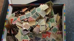 Stampsweis Germany Inflation Era mix in shoe box loads of stamps
