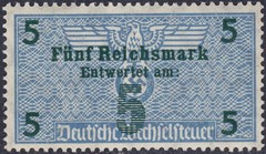 Stamp Germany Revenue WWII 3rd Reich Bill Exchange Fiscal Tax Selection 2 MNH