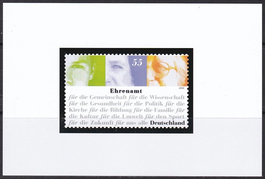 Color Print, Germany Sc2490 Honorary Offices