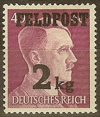 Stamp Selection Germany Mi 1-3 WWII 3rd Reich Hitler Airplane Feldpost MNH