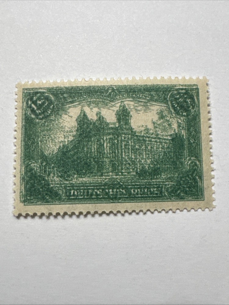 1920 Germany 1.25 Deutschmark Mi Nr 113 MNH Signed WMK Error Printed Old Stamp