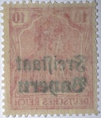 Travelstamps: Germany Bayern Overprint Stamps Sc#180,10pf Mint Watermarked MOGLH