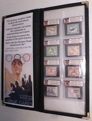 Nazi History Album *with COA* – Stamps of the 1936 Olympics Third Reich, Germany