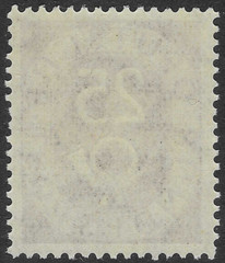 GERMANY 1951. 25pf POSTHORN MNH. ORIGINAL GUM. SG. 1053. (C668)