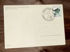GERMANY 1939 STUTTGART FLOWER SHOW POSTCARD VERY GOOD CONDITION LOOK 👀 1332