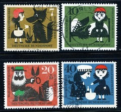 Stamps Germany, Scott # B372-B375 used, complete set