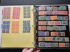 1800-1900 Germany & Colonies Stamp Collection Album Mixed Used & Mint Blocks