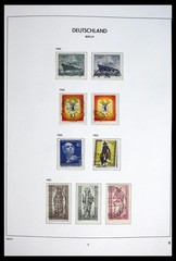 BERLIN Germany 1948-1990 Used Key Items Overprints Signed Stamp Collection