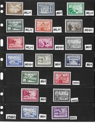 Unused stamp set 1939 & 1941 B148-B159 Hitler’s culture & Postal fund #2580