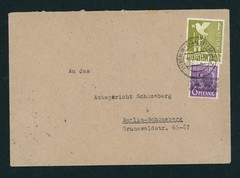 Berlin tenfold franking 18.07.1948 Berlin Charlottenburg near Schöneberg