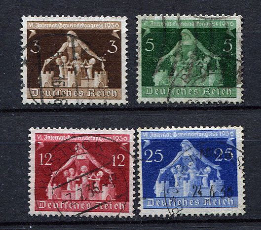 German Reich WW II : Local Government congress set from 1936 – used