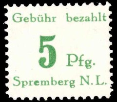 Germany Michel Spremberg 3 Unused lightly hinged.