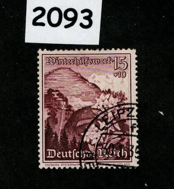 Used stamp Scott B129 1938 Winter relief Culture fund Germany #2093