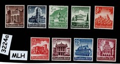 MLH Stamp set B177-B185 1940 Germany Third Reich Winter relief fund #3224a