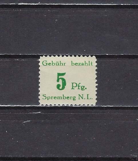 GERMANY , SPREMBERG , 1946 , LOCAL 4pfg STAMP , PERF , VLH