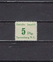GERMANY , SPREMBERG , 1946 , LOCAL 4pfg STAMP , PERF , VLH