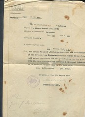 German Reich : Interesting document cover from 1924 – Uetersen – used