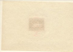 Stamp Germany Mi 649 Sc B105 1937 Sheet WW2 3rd Reich Munich Riem Horse Race MH
