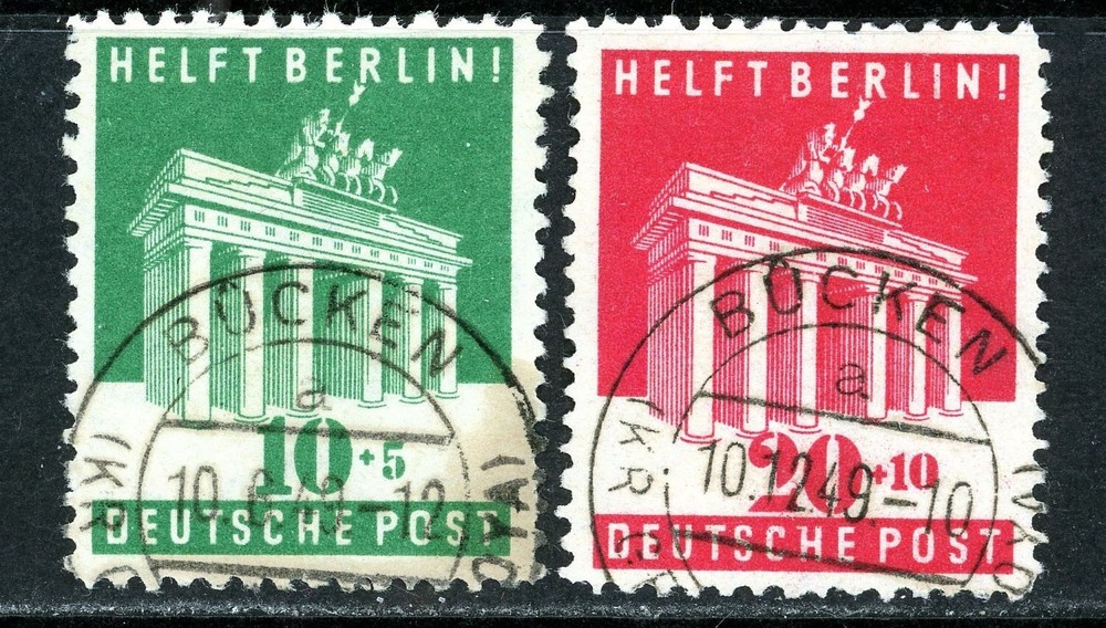 Stamps Germany, Scott # B302-B303 used, complete set