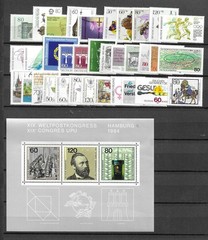 WEST GERMANY FRG 1980 – 1984 MNH COMPLETE collection genuine year set all stamps