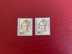 GERMANY 1988 USED & MNH FAMOUS WOMEN MATHILDE FRANZISKA ANNEKE AMERICAN AUTHOR