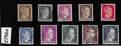 Stamps Adolf Hitler 1941 issues Third Reich era Germany during WWII #2756a