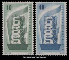 Germany Scott 748-749 Mint never hinged.