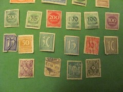Lot of 25 German Stamps 40’s WWII Era Deutsches Reich.