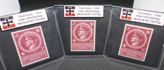 Adolf Hitler 1944 WW2 55th Birthday Stamp Third Reich Nazi Germany MNH Pfennig