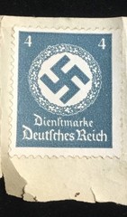 Lot (4) Scarce THIRD REICH Stamps Uncanceled