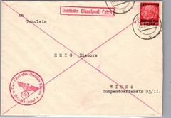 1940 Krakau Poland GG General Government Germany Cover to Vienna Austria