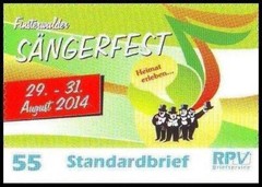 RPV: MiNr. 278, ‚Sängerfest Finsterwalde‘, Set, Mint