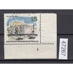 Berlin 1965, Mich.-No.: 255, stamped corner margin FN 4