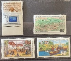 Germany: 1984. 4 Complete sets of 1. SC # 1425-1428 MNH. ID #09-050311