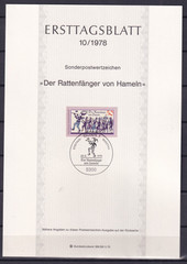 Bundesrepublik ETB 972 Scott 1273 Pied Piper of Hameln