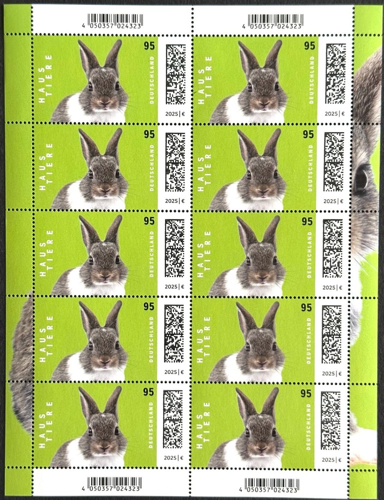 FRG NEW ISSUES APRIL 2025 SHEET MINT MiNr. 3899-3902 SELECTION GERMANY!!!