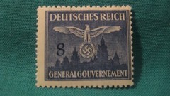 Poland under German Occupation-WWII-Deutsches Reich-Mint Hinged Single