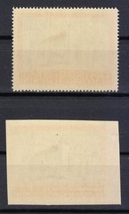 Poland WW2 1944 MNH Mi 125,125 U Sc NB41 Cracow Castle Perf and Imperf **