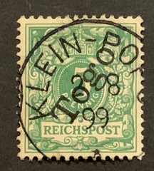 Travelstamps: 1897 Germany Togo Stamps Sc # 1, 5pf used OG KLEIN-POPO UnWMK