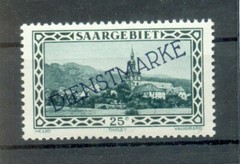 Saar Service 25III ABART MNH Mint Never Hinged (72399)