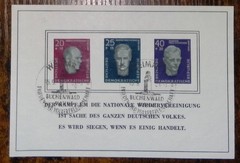 Germany Buchenwald Postal Cover Stamp DDR Multi-Color Canceled Collectible