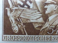 Nazi Germany WW2 1944 Stamp 11th Year of Power Third Reich Reichspfennig Rare