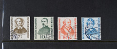 West Germany Scott # B344-B347 VF Used Stamps Cat $43