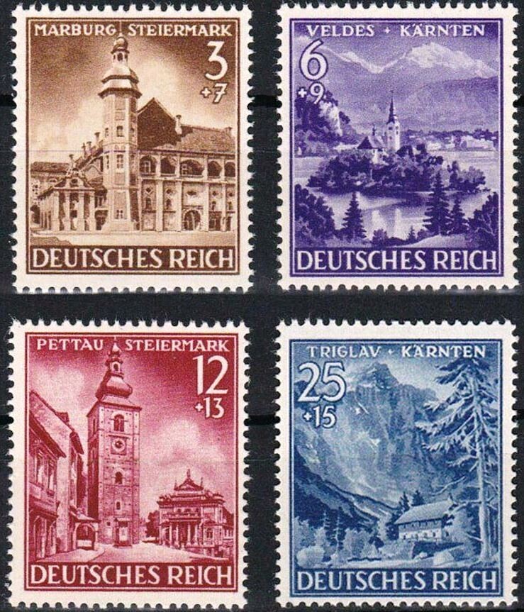 THIRD REICH 1941 Mi. #806-809 mint MNH Austria Annexation stamp set! CV $24.00