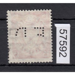 Danzig stamped COMPANY PERFIN Eugen Davidson