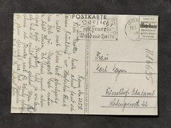 WW2 German Kriegsmarine Cruiser Nürnberg Feldpost Photo Postcard Admiral Scheer